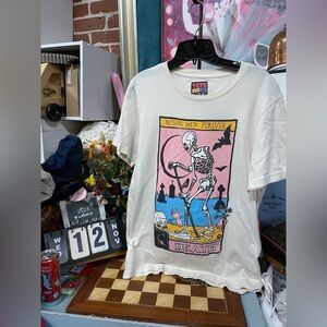 Vintage Streetwear Y2K Death Card T-shirt 00s